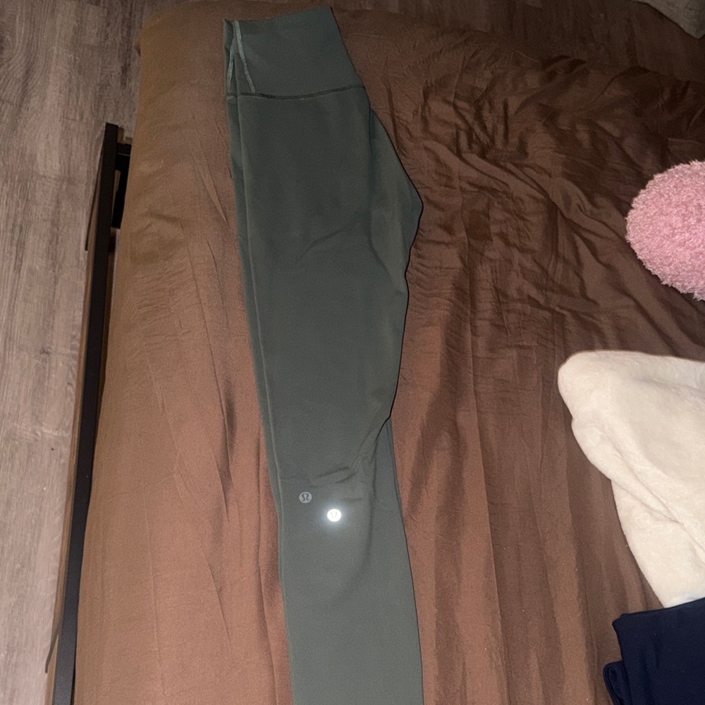 lululemon athletica Olive Green High-Rise Leggings